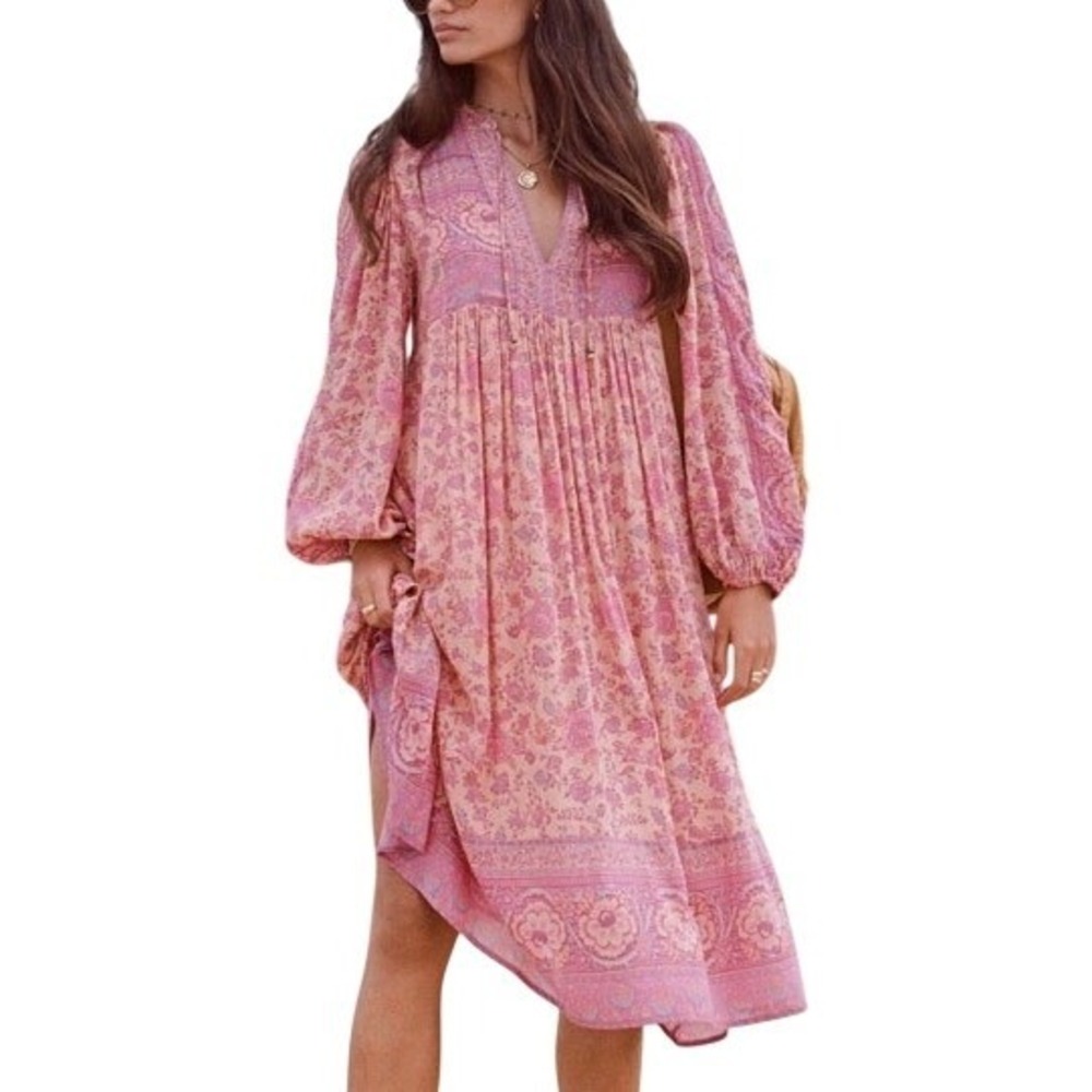 Spell & The Gypsy Collective Folk Song Boho Maxi Size‎ XS Dress Blossom Floral